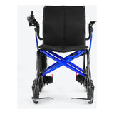 Forcemech Ultralite G20 power wheelchair in sapphire azure blue