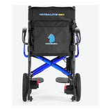 Forcemech Ultralite G20 power wheelchair in sapphire azure blue