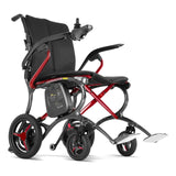 Forcemech Ultralite G20 power wheelchair in crimson forge red