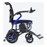 Forcemech Ultralite G20 PRO power wheelchair in sapphire azure blue