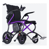 Forcemech Ultralite G20 PRO power wheelchair in imperial violet purple