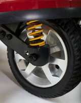 Golden Companion 3-Wheel Full-Size rear suspension, close-up