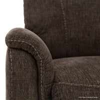 Armrest detail on the Pride Sitting Pretty Genesis LC-150 in Sophie Latte
