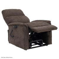 Pride Sitting Pretty Genesis LC-150 lift chair in Sophie Latte, reclined