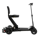 Pride Go Go Carbon mobility scooter in Black, right side profile view