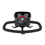 Pride Go Go Elite Traveller 3-Wheel mobility scooter delta tiller control console detail