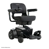 Pride Go Chair power wheelchair in Pearl White, three-quarter view