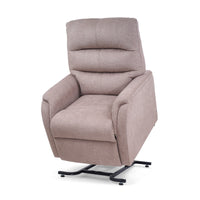 Elara in Antler, lifted to help the user stand, three-quarter view from the left