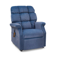 Golden Cambridge PR401 lift chair in Calypso, three-quarter view from the right