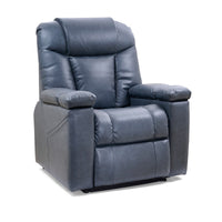 Golden Rhea PR442 lift chair in Lagoon, three-quarter view from the right
