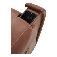 Wireless phone charger in the arm on the Titan