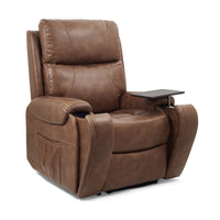 Titan with Twilight in Acorn, with the removable table fitted