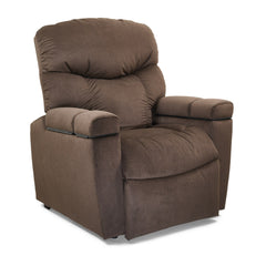 Golden Cloud+ PR511 lift chair in Hazelnut, three-quarter view from the right