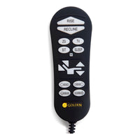 AutoDrive hand control with headrest and lumbar buttons on the Cloud 4-Zone