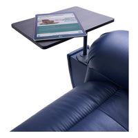 Cloud Supreme with Twilight in Night Navy, with the tray table fitted