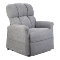 Golden Comforter with MaxiComfort PR535 lift chair in Anchor, three-quarter view from the right
