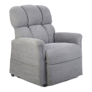 Golden Comforter with MaxiComfort PR535 lift chair in Anchor, three-quarter view from the right