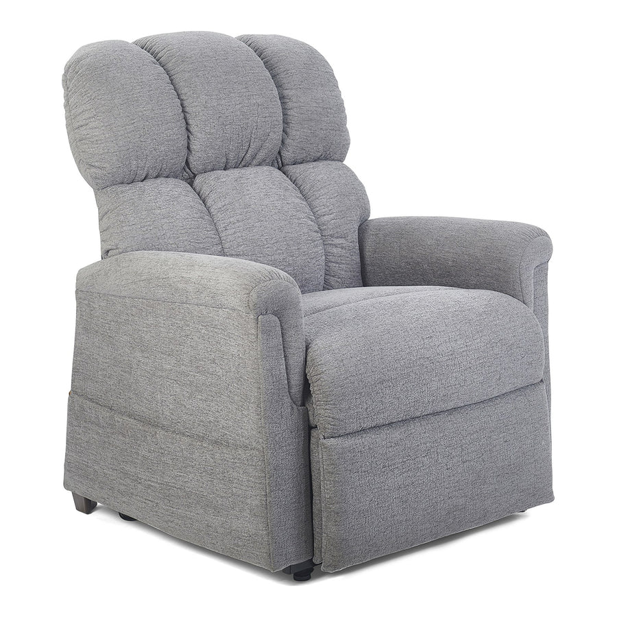 Golden Comforter with MaxiComfort PR535 lift chair in Anchor, three-quarter view from the right