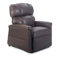Comforter with MaxiComfort in Brisa Coffee Bean, three-quarter view from the right