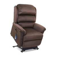 Relaxer in Hazelnut, lifted, three-quarter view from the right