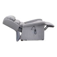 Relaxer in Sterling, reclined with the feet raised, side view