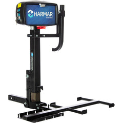 Harmar AL030 Power Tote with the platform lowered, three-quarter view