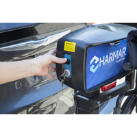 Operating the Harmar AL030 Power Tote with its one-switch hand control