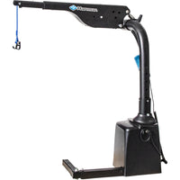 Harmar AL425 inside hoist lift, opposite three-quarter view