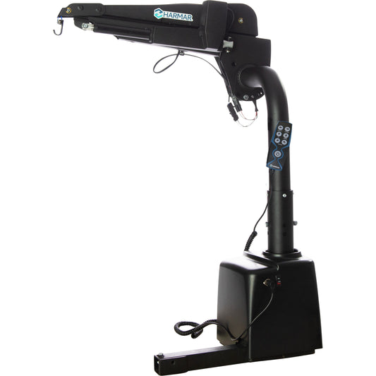 Harmar AL435 three axis inside hoist lift, front view