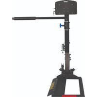 Harmar AL580XL power wheelchair lift, full view of the mast and platform