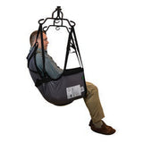 A person lifted in a Hoyer Classic One-Piece Sling