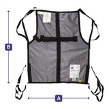Hoyer Classic One-Piece Sling dimension drawing