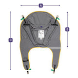 Hoyer Comfort Sling dimension drawing