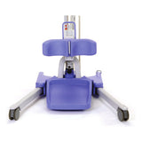Hoyer Elevate knee pad and foot tray seen from the front