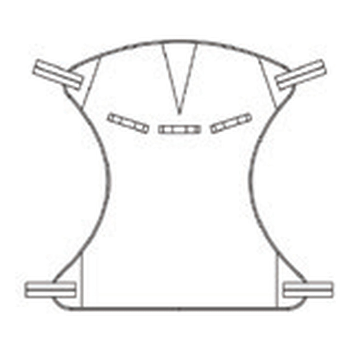 Hoyer Full Body Hammock Sling laid flat