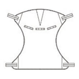 Hoyer Full Body Hammock Sling laid flat