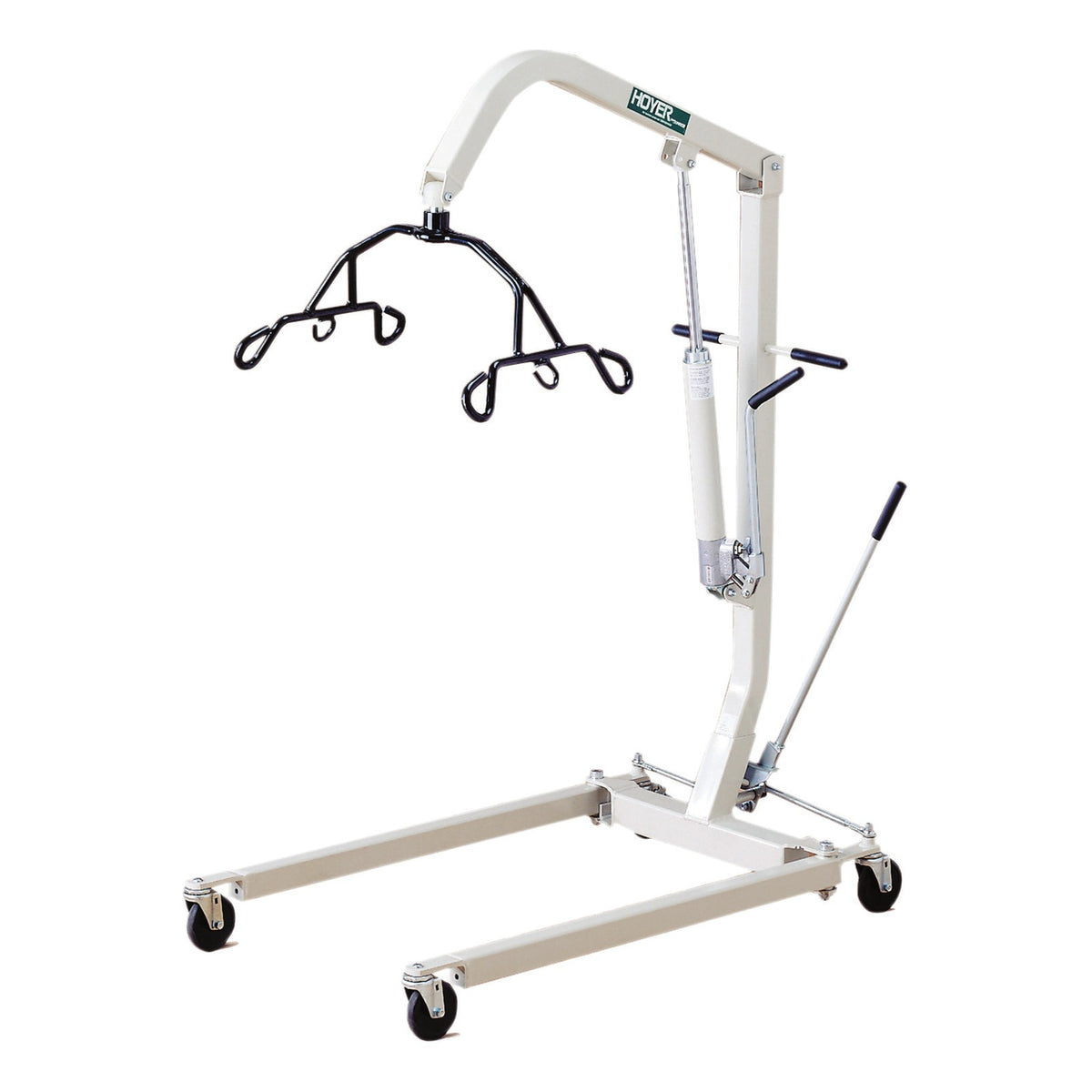 Hoyer HML400 manual hydraulic patient lift with its 6-point cradle