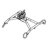 Joerns drawing of the HPL700 cradle with scale, the Bari loop spreader bar with the scale on it