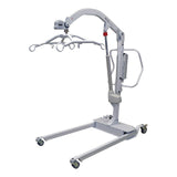 Hoyer HPL700 electric bariatric patient lift with powered base and 6-point spreader bar