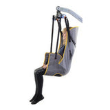 A person lifted in a Hoyer Quick Fit Deluxe Sling