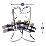 Hoyer Standing Harness dimension drawing