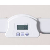 The Joerns integrated digital scale on the boom of a Hoyer Stature, from the Stature specification sheet