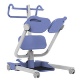 Hoyer Up manual stand aid with swing-away seat pads, knee pad and footplate