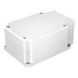 The Invacare CS600 battery backup, a white sealed box
