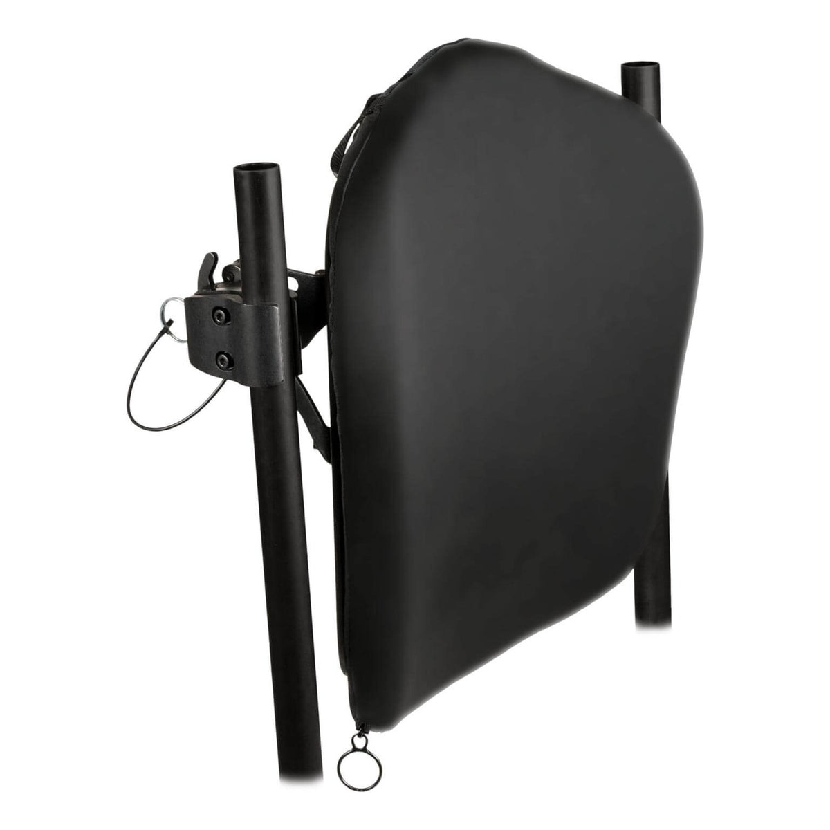 JAY J3 back mounted on wheelchair back canes with quick release hardware