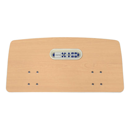 Joerns Classical bed panel in Natural Maple, with the AdvanceCare staff control set into the panel