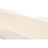 The raised perimeter option, with the foam edge standing above the sleep surface
