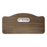Joerns Traditional bed panel in Bayou Walnut, with the AdvanceCare staff control set into the panel
