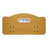 Joerns Traditional bed panel in Quartered Oak, with the AdvanceCare staff control set into the panel