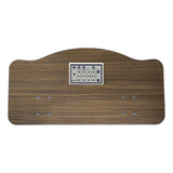 Joerns Traditional bed panel in Bayou Walnut, with the WeCare staff control set into the panel